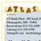 Atlas Grill business card