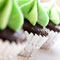Cupcakes with green frosting
