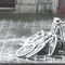 bikes in the snow photograph